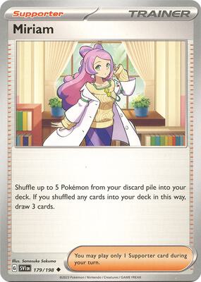 Miriam - 179/198 card from SV01: Scarlet & Violet Base Set
