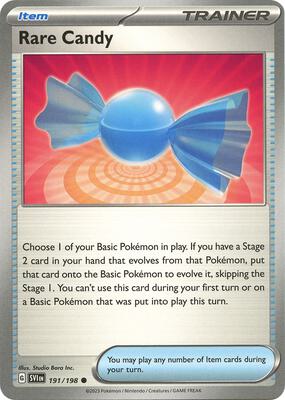 Rare Candy - 191/198 card from SV01: Scarlet & Violet Base Set