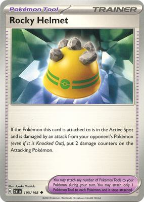 Rocky Helmet card from SV01: Scarlet & Violet Base Set