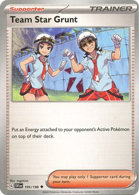 Team Star Grunt - 195/198 card from SV01: Scarlet & Violet Base Set