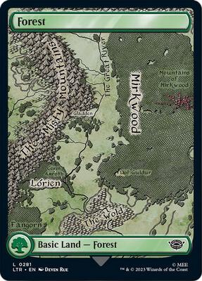 Forest (0281) card from Universes Beyond: The Lord of the Rings: Tales of Middle-earth