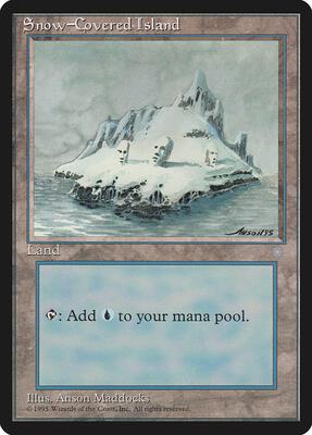 Snow-Covered Island card from Ice Age