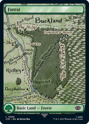 Forest (0280) card from Universes Beyond: The Lord of the Rings: Tales of Middle-earth