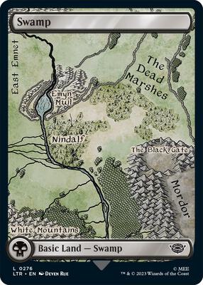 Swamp (0276) card from Universes Beyond: The Lord of the Rings: Tales of Middle-earth