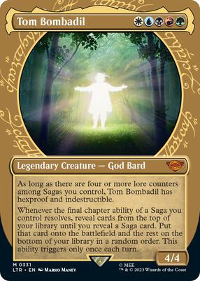 Tom Bombadil (Showcase) card from Universes Beyond: The Lord of the Rings: Tales of Middle-earth