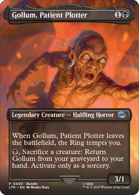 Gollum, Patient Plotter (Borderless) (LTR Bundle) card from Unique and Miscellaneous Promos