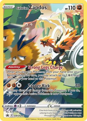 Galarian Zapdos - SWSH283 card from SWSH: Sword & Shield Promo Cards