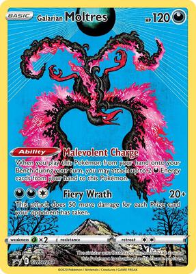 Galarian Moltres - SWSH284 card from SWSH: Sword & Shield Promo Cards