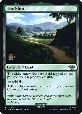 The Shire card from Prerelease Cards
