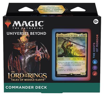 The Lord of the Rings: Tales of Middle-earth Commander Deck - The Hosts of Mordor card from Commander: The Lord of the Rings: Tales of Middle-earth