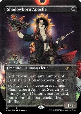 Shadowborn Apostle (681) card from Secret Lair Drop Series