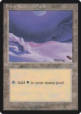 Snow-Covered Plains card from Ice Age