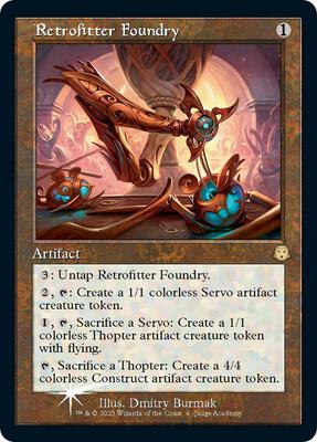 Retrofitter Foundry card from Judge Promos