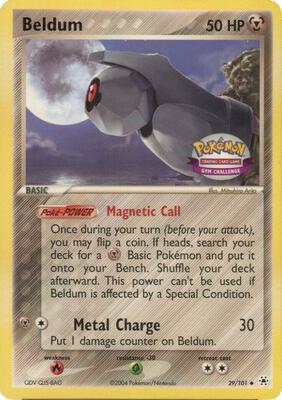 Beldum - 029/101 (Gym Challenge) card from Miscellaneous Cards & Products