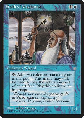 Soldevi Machinist card from Ice Age