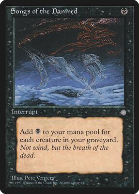 Songs of the Damned card from Ice Age
