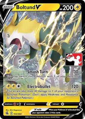 Boltund V - 103/264 card from Prize Pack Series Cards