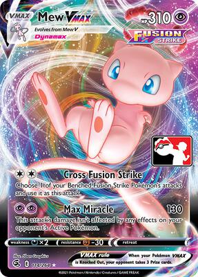 Mew VMAX - 114/264 card from Prize Pack Series Cards