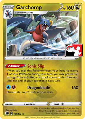 Garchomp - 109/172 card from Prize Pack Series Cards