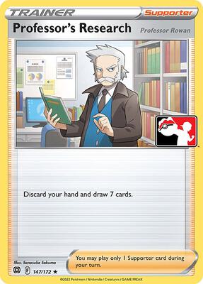 Professor's Research [Professor Rowan] - 147/172 card from Prize Pack Series Cards