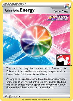 Fusion Strike Energy - 244/264 card from Prize Pack Series Cards