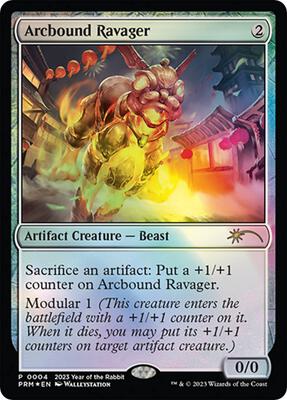 Arcbound Ravager (Year of the Rabbit 2023) card from Unique and Miscellaneous Promos