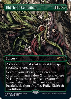 Eldritch Evolution card from Secret Lair Showdown