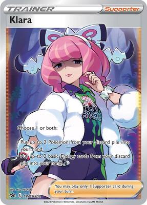 Klara (Full Art) card from SWSH: Sword & Shield Promo Cards