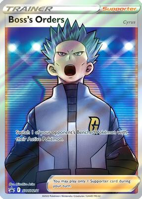 Boss's Orders (Full Art) card from SWSH: Sword & Shield Promo Cards