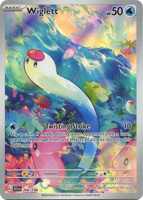 Wiglett - 206/198 card from SV01: Scarlet & Violet Base Set