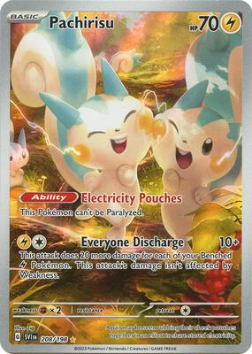 Pachirisu - 208/198 card from SV01: Scarlet & Violet Base Set
