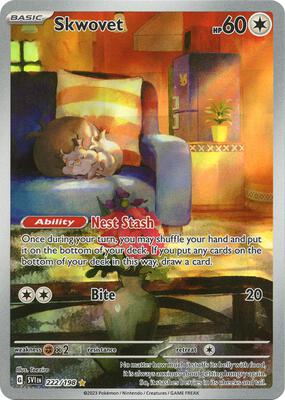 Skwovet - 222/198 card from SV01: Scarlet & Violet Base Set