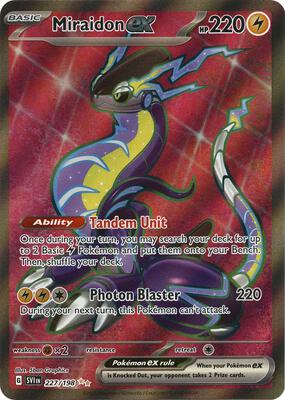 Miraidon ex - 227/198 card from SV01: Scarlet & Violet Base Set
