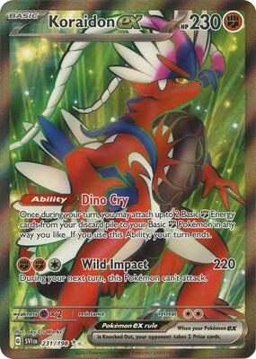 Koraidon ex - 231/198 card from SV01: Scarlet & Violet Base Set