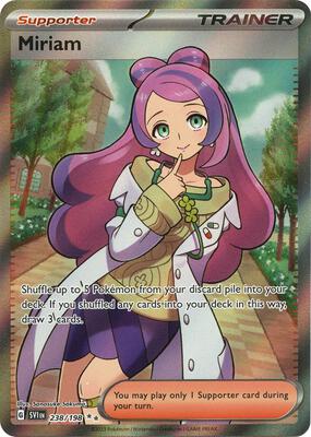 Miriam - 238/198 card from SV01: Scarlet & Violet Base Set
