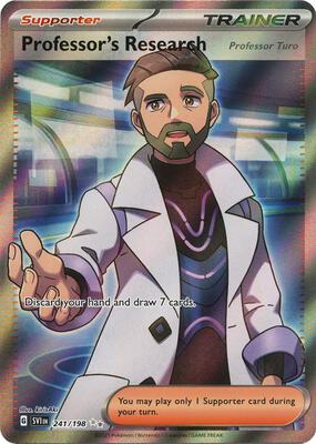 Professor's Research [Professor Turo] - 241/198 card from SV01: Scarlet & Violet Base Set
