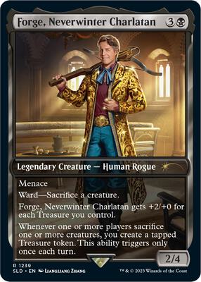 Forge, Neverwinter Charlatan card from Secret Lair Drop Series