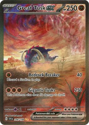 Great Tusk ex - 246/198 card from SV01: Scarlet & Violet Base Set