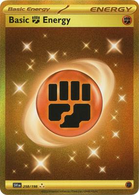 Basic Fighting Energy - 258/198 card from SV01: Scarlet & Violet Base Set
