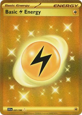 Basic Lightning Energy - 257/198 card from SV01: Scarlet & Violet Base Set