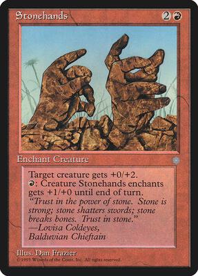 Stonehands card from Ice Age