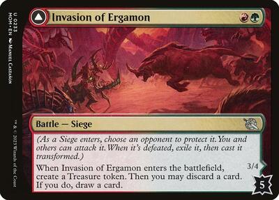 Invasion of Ergamon card from March of the Machine