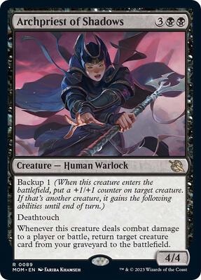 Archpriest of Shadows card from March of the Machine