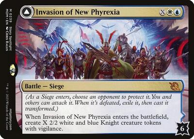 Invasion of New Phyrexia card from March of the Machine