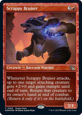 Scrappy Bruiser card from Promo Pack: March of the Machine