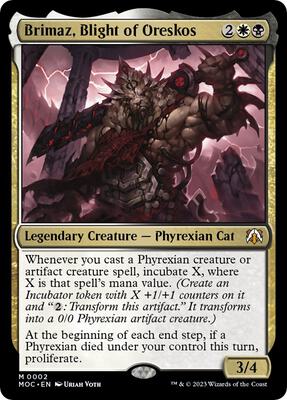 Brimaz, Blight of Oreskos card from Commander: March of the Machine