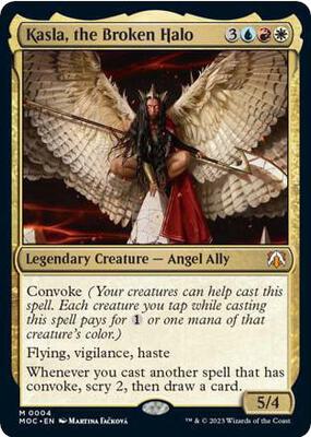 Kasla, the Broken Halo card from Commander: March of the Machine