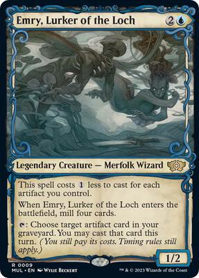 Emry, Lurker of the Loch card from March of the Machine: Multiverse Legends