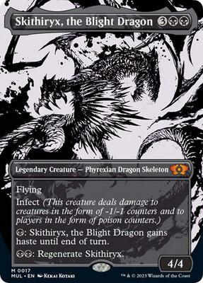 Skithiryx, the Blight Dragon card from March of the Machine: Multiverse Legends