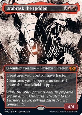 Urabrask the Hidden card from March of the Machine: Multiverse Legends